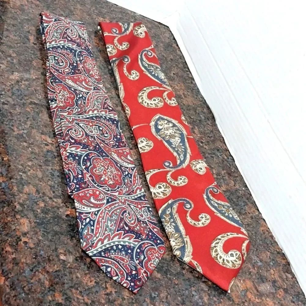 2 High End Luxury Ties...Polo and Christian Dior. EUC